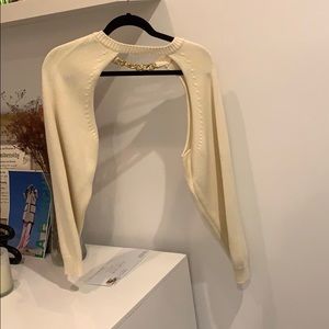 Pixi market cream half sweater